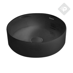 [24504] BACHA APOYO REDONDA A524NE PIAZZA - LAVATORIO PILETA BAÑO - COLOR NEGRO