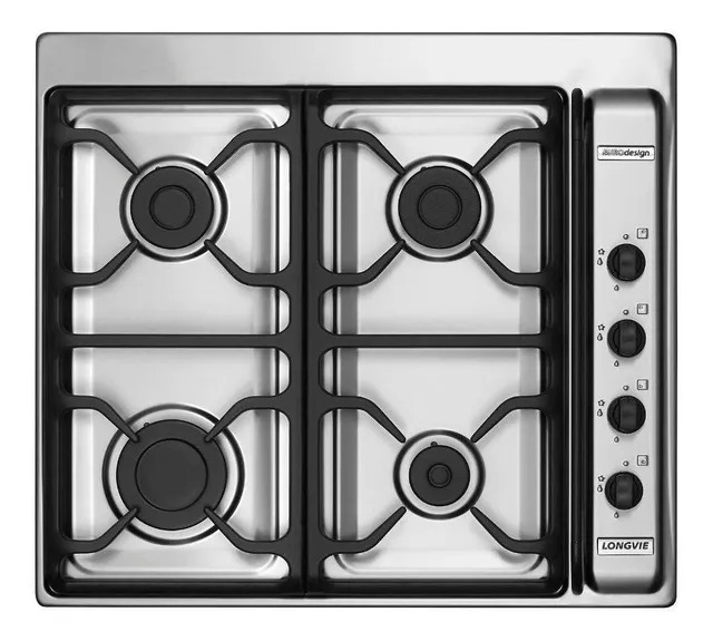 [25606] ANAFE PREMIUM - ENCASTRABLE A GAS LONGVIE  60CM- BLANCO - EFICIENCIA "A" [A6600BF]