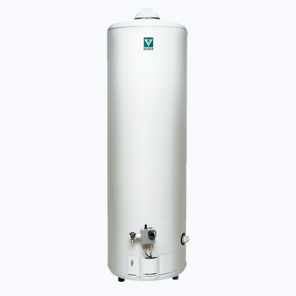 [25879] TERMOTANQUE GAS NATURAL 160LTS BLANCO - CONEXIÓN SUPERIOR - VOLCAN [0160GV]