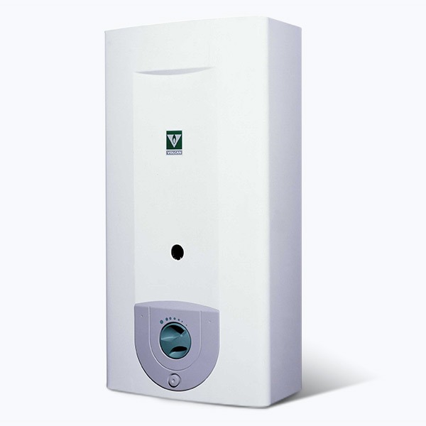 [25883] CALEFON 14Lts BLANCO GN/TN - ENCENDIDO MANUAL - VOLCAN [315BFV]