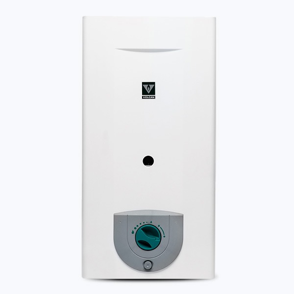 [25886] CALEFON 14Lts BLANCO GN - TIRO BALANCEADO POSTERIOR - VOLCAN [315PRV]